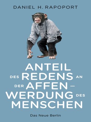 cover image of Anteil des Redens an der Affenwerdung des Menschen